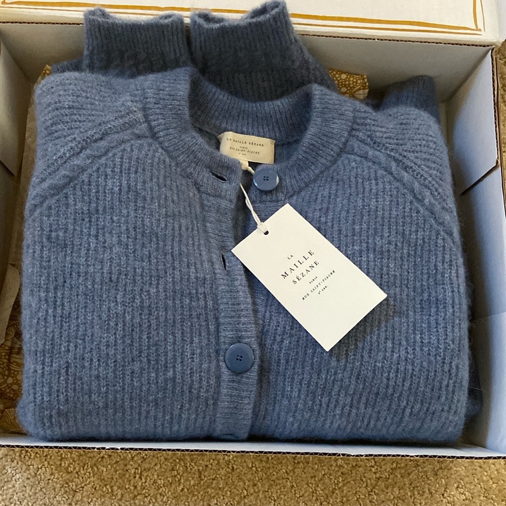 Sezane Othello Cardigan. Size L. NWT